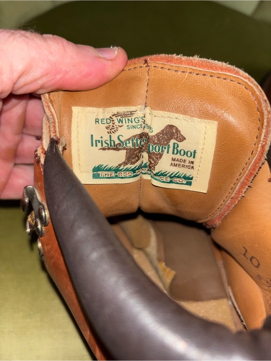 Vintage 70s Red Wing Irish Setter Sport Boots Hiking Made in USA Mens 10 D main image 8